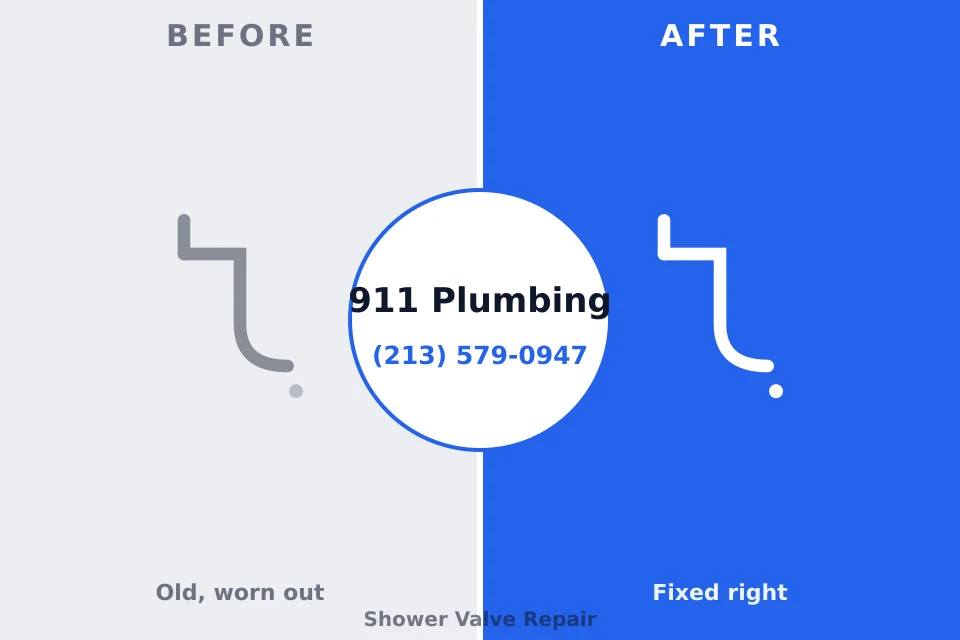 Before and after: plumbing repair Horseheads North, NY